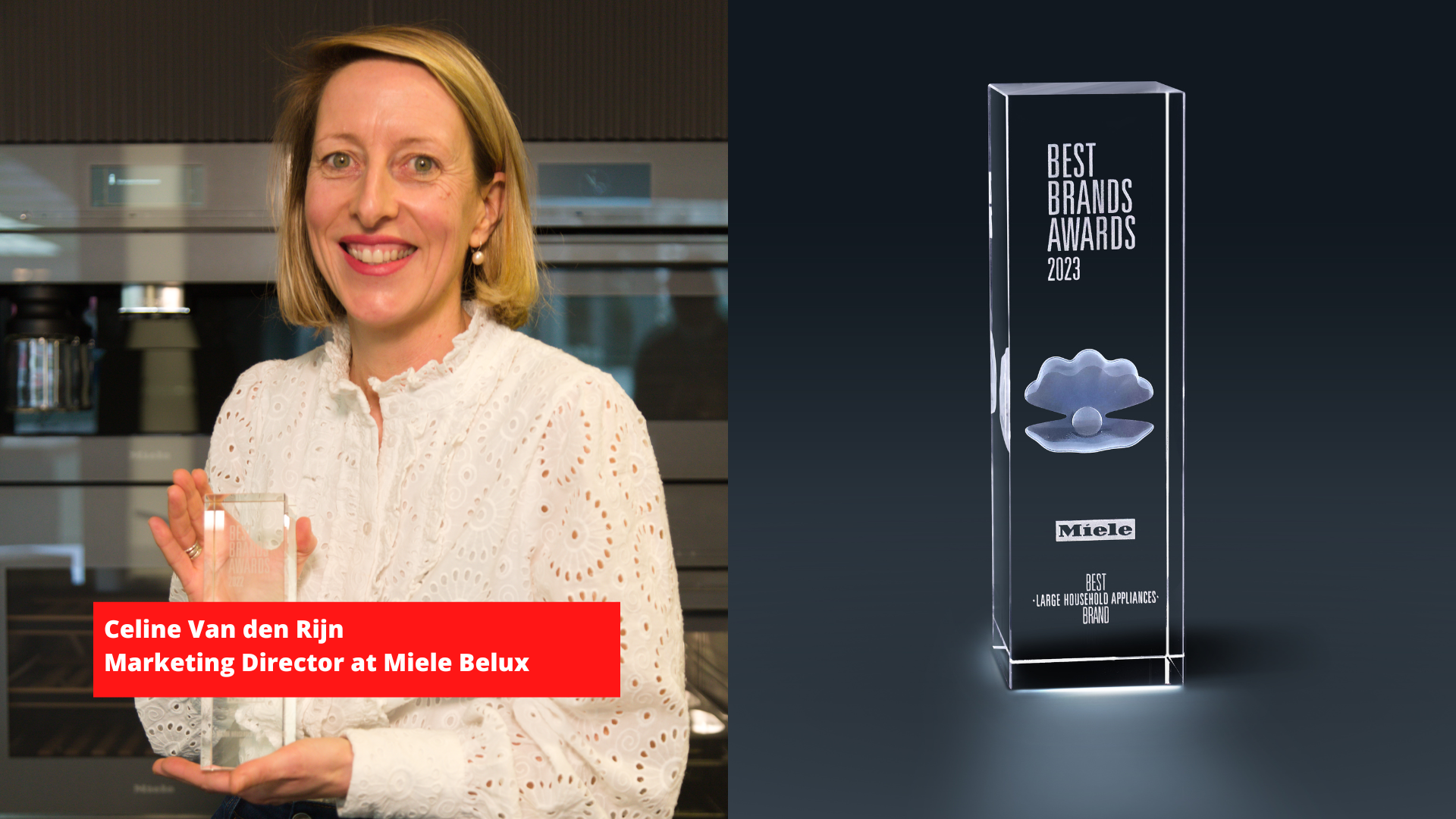 Miele, winner of the Best Major Household Appliances Brand 2023 for the 5th consecutive year 